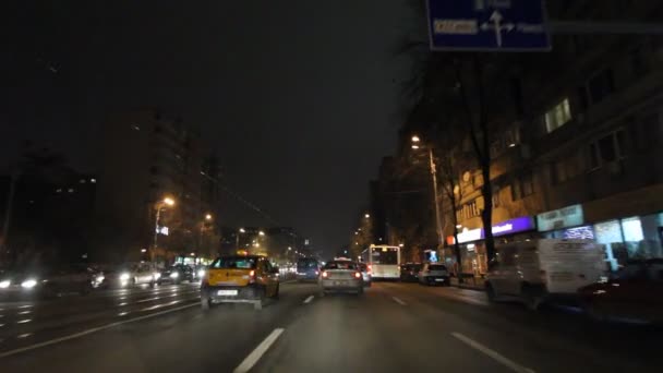 Bucharest By Night — Stock Video