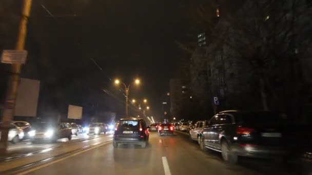 Bucharest By Night — Stock Video