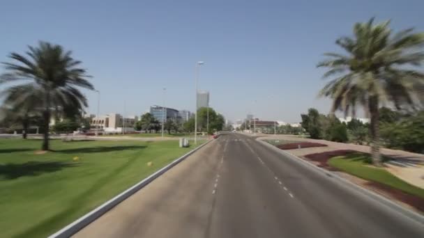 Abu dhabi Stadt — Stockvideo