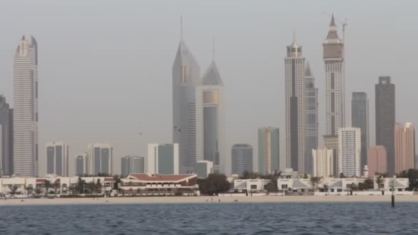 Tekne görülen dubai — Stok video