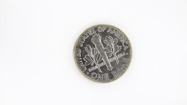 Obracanie monety — Wideo stockowe