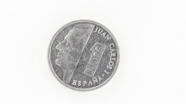 Obracanie monety — Wideo stockowe