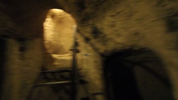 Törökország Underground City — Stock videók