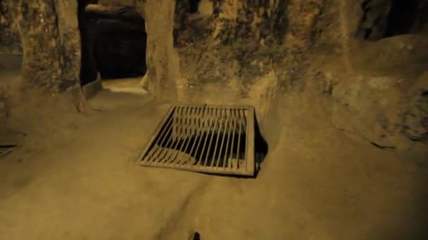 Turkey Underground City — Stock Video