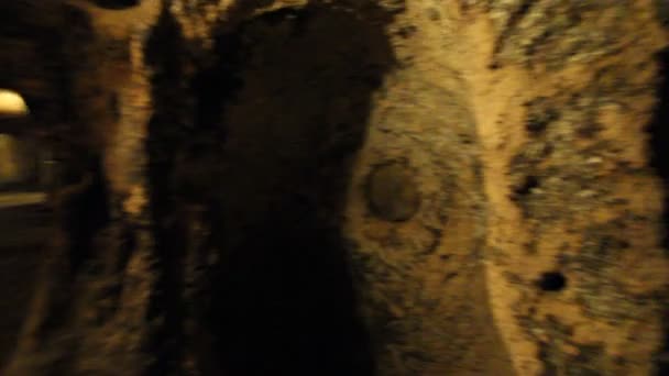 Turkey Underground City — Stock Video