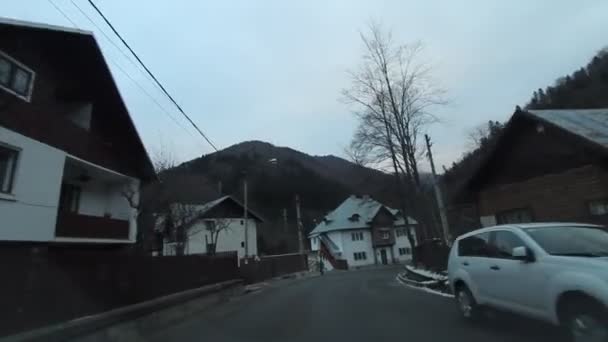 Route de montagne en hiver 