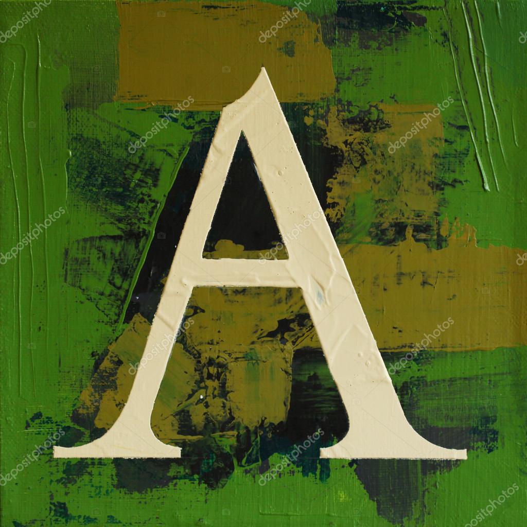 Letter A, alphabet art Stock Photo by ©panimoni 25241365