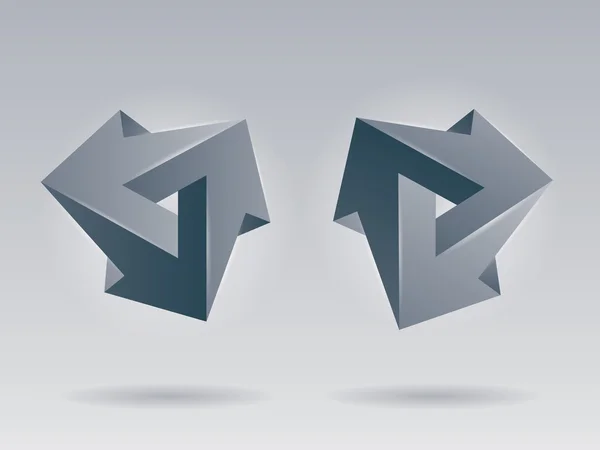 不可能図形ストックベクター ロイヤリティフリー不可能図形イラスト Depositphotos