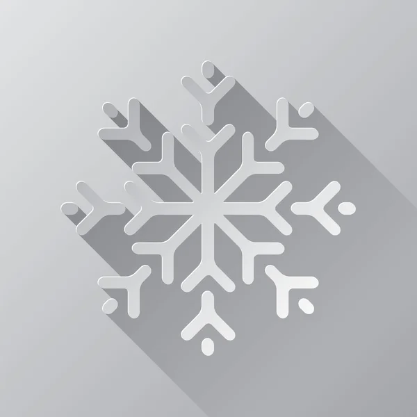 Sneeuwvlok, vector ontwerpelement, nieuwe yer — Stockvector