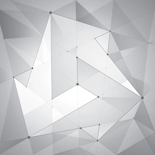 Abstracte compositie, transparante geometrische vormen, 3 pijlen — Stockvector