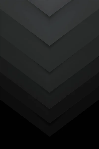 Fondo Negro Abstracto Geometri Patrón Oscuro Fondo Diseño Vectorial — Archivo Imágenes Vectoriales