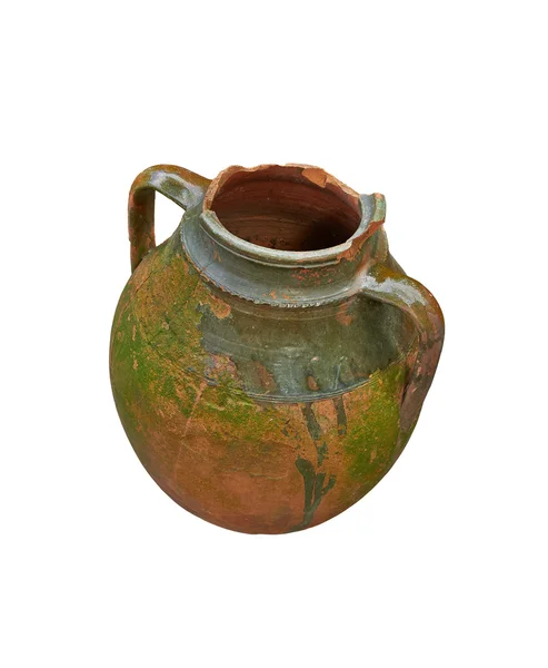 Old clay amphora — Stock Photo, Image