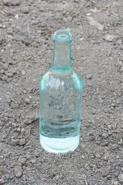 Transparante fles — Stockfoto