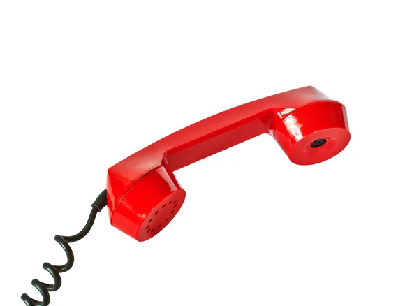 Red handset — Stock Photo, Image