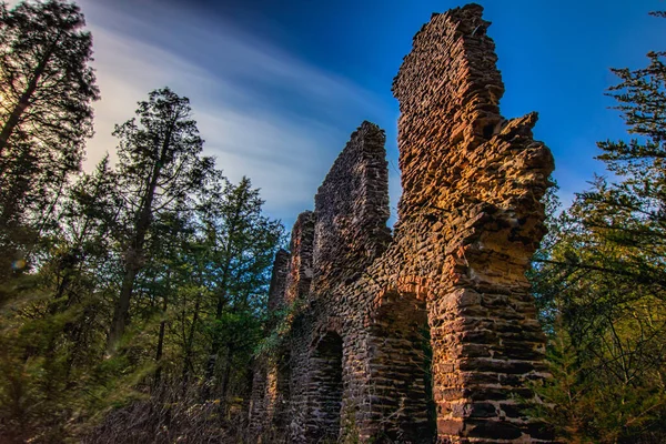 Harrisville Ghost Town Ruins in Bass River, New Jersey.