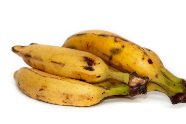 Tasty Kerala Plantain Banana White Background Selective Focus — Stock Photo, Image
