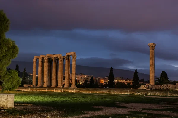 Die Ruinen des Zeus-Tempels — Stockfoto