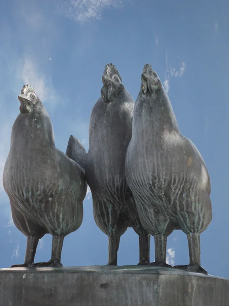 El monumento a los pollos heroicos — Foto de Stock
