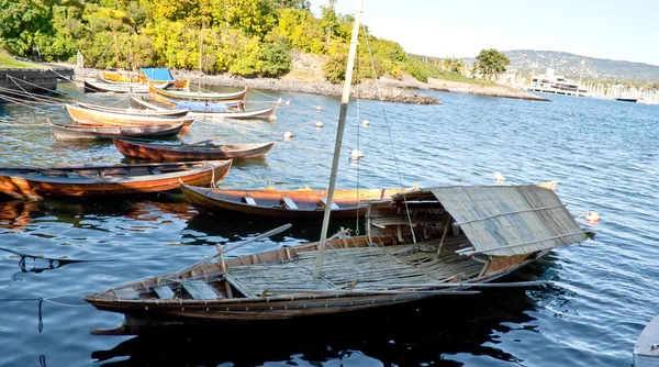 The bamboo boat — Stock Photo, Image