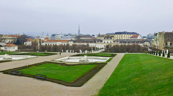 Belvedere trädgårdar — Stockfoto