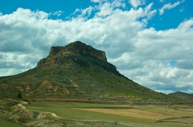 dağın üzerinde bahçeleri