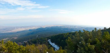 olympus Dağı panoramik manzarası