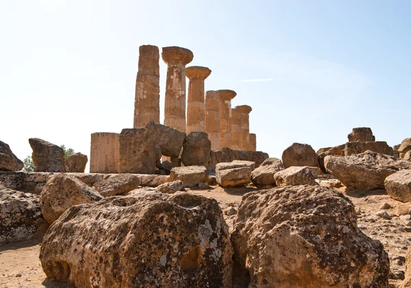 Остатки храма Геракла — стоковое фото