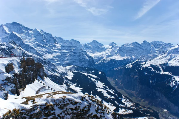 Alpi rocciose — Foto Stock