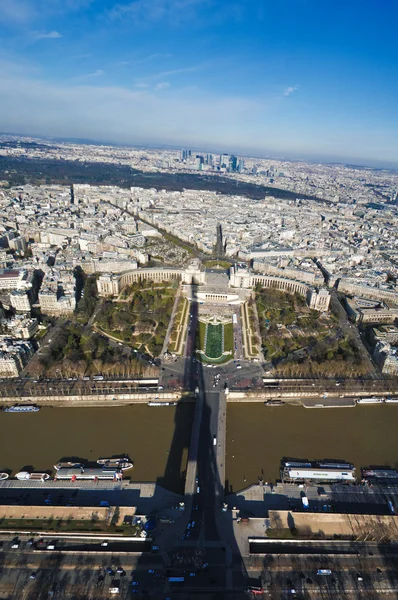 Paris von oben — Stockfoto