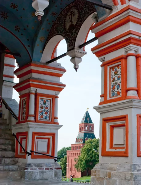 The porch of St. Basil's Cathedral — Stock Photo, Image