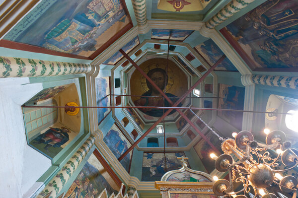 The interior of chapel of St. Basil's Cathedral