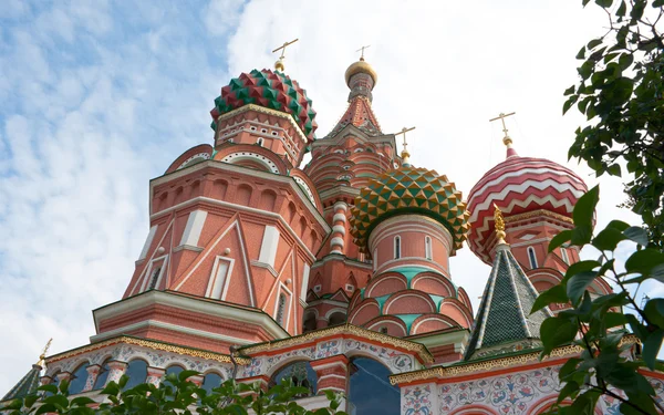 Domes of Saint Basil's Cathedral — Stock Photo, Image