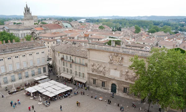 Avignon Merkez Meydanı — Stok fotoğraf