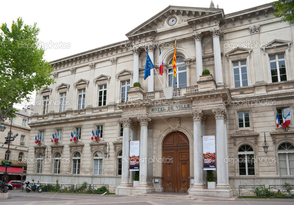 The city hall of Avignon – Stock Editorial Photo © efesenko #28933175