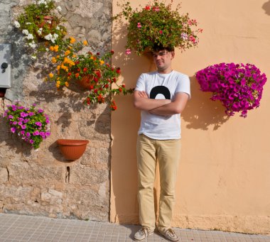 kafamın üzerinde çiçekler