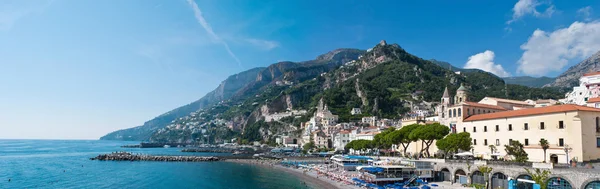 Panorama över amalfi-kusten — Stockfoto