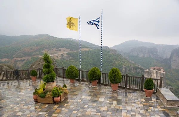 The yard of the monastery — Stock Photo, Image