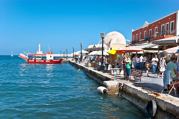 Hamnen i chania — Stockfoto