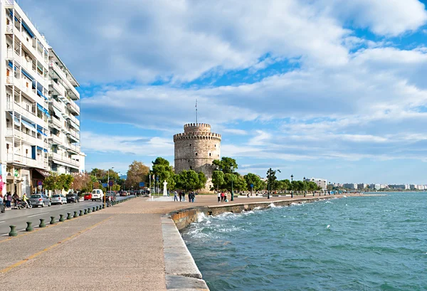 The tower on the shore — Stock Photo, Image