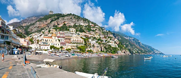 Panoráma města Positano — Stock fotografie