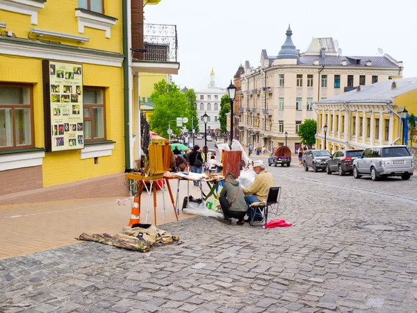 A rua turística — Fotografia de Stock