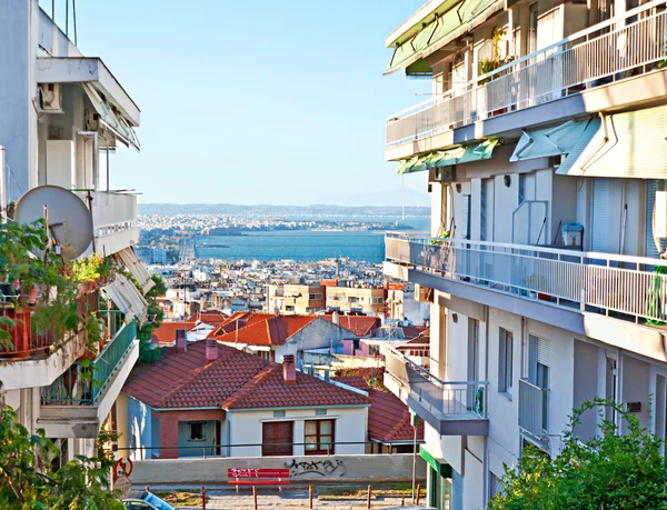 Stadtbild von Thessaloniki — Stockfoto