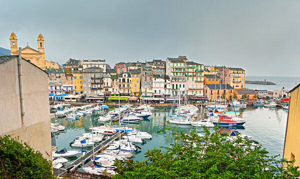 The old town of Bastia