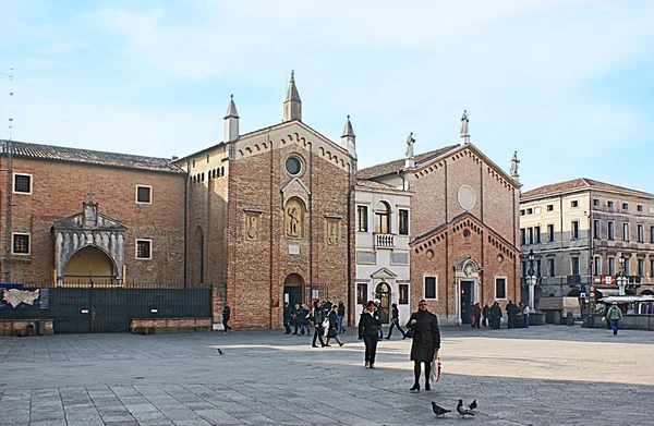 Piazza del Santo — Stock Photo, Image