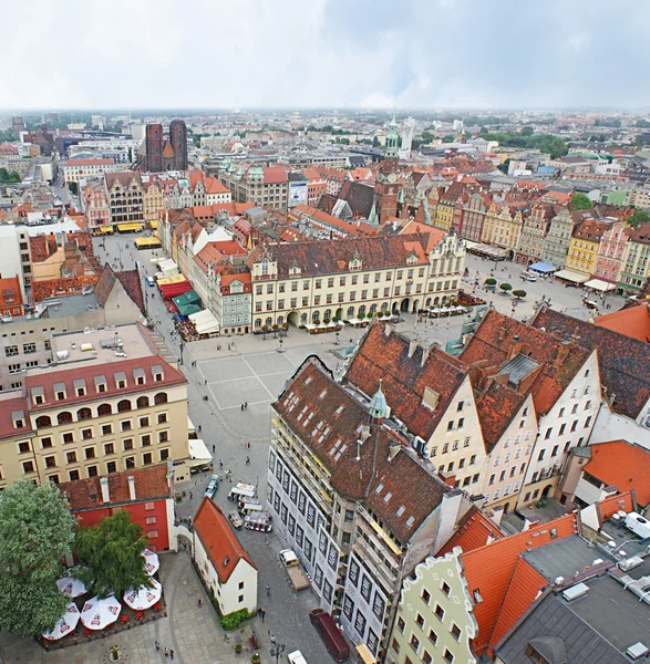 Dachy Wrocław — Zdjęcie stockowe