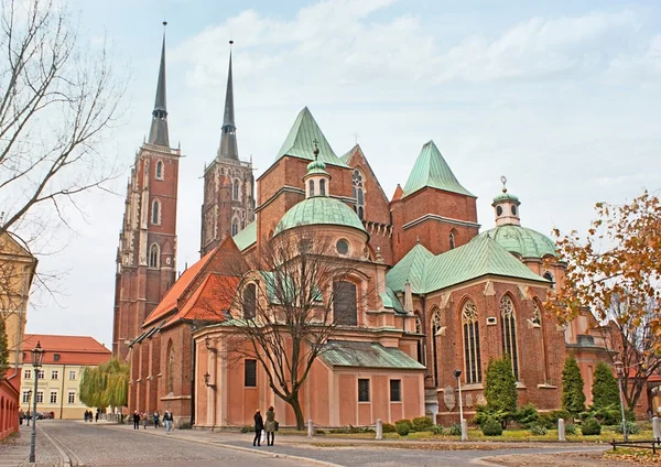 A catedral gótica — Fotografia de Stock