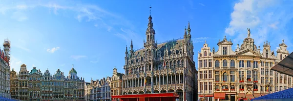 The panorama of the Grand Place — Stock Photo, Image