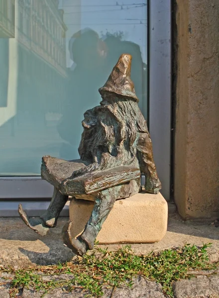 Chytrý gnome — Stock fotografie
