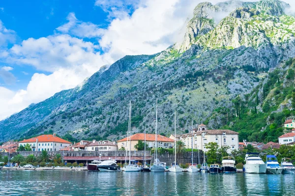 Kotor from the sea — Stock Photo, Image