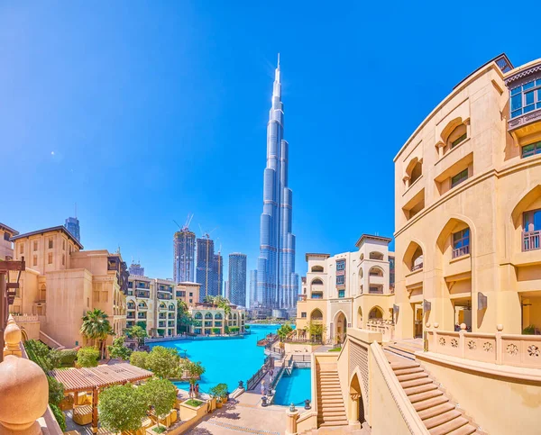Dubai Emiratos Árabes Unidos Marzo 2020 Gran Complejo Old Town — Foto de Stock
